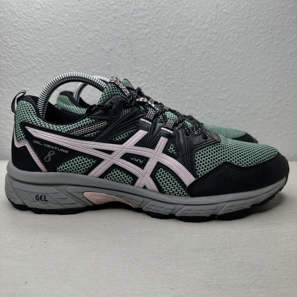 Asics Gel-Venture 8 Teal Pink Outdoor Shoes